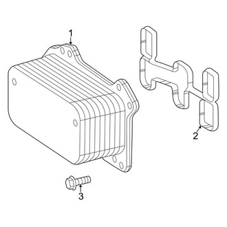 Mercedes-Benz OE - Cooling - Engine Oil Cooler