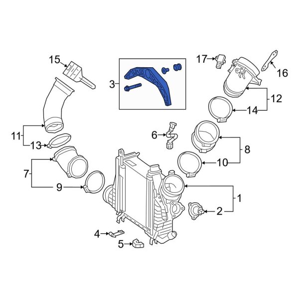 Intercooler Bracket