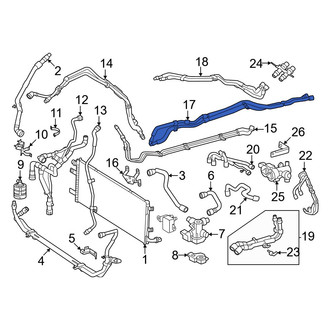 Mercedes-Benz OE - Drive Motor Battery Pack Coolant Hose