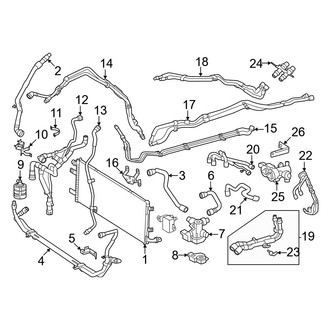 Mercedes-Benz OE - Cooling - Radiator & Components (Battery Cooling)