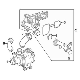 Mercedes-Benz OE - Cooling - Water Pump (167.159 Body Code)