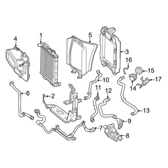 Mercedes-Benz OE - Cooling - Radiator & Components (Auxiliary)
