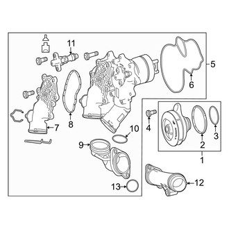 Mercedes-Benz OE - Cooling - Water Pump