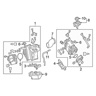 Mercedes-Benz OE - Cooling - Intercooler (Engine Mounted)