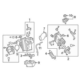 Mercedes-Benz OE - Cooling - Intercooler (Engine Mounted), (4Matic+)