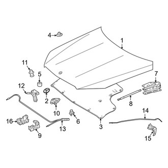 Mercedes-Benz OE - Hood & Components