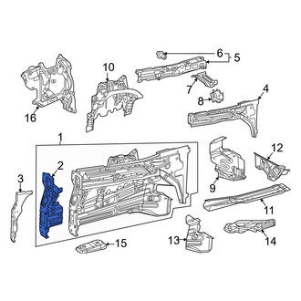 Mercedes-Benz OE - Rear Left Frame Rail End