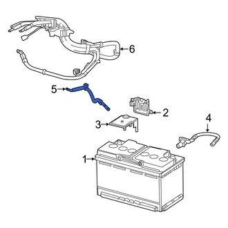 Mercedes-Benz OE - Battery Ground Strap