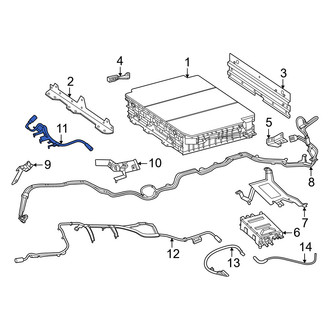 Mercedes-Benz OE - Drive Motor Battery Pack Control Module Wiring Harness