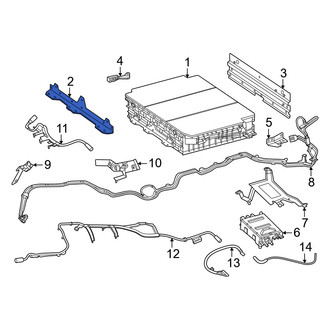 Mercedes-Benz OE - Front Drive Motor Battery Pack Bracket