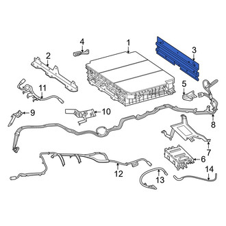 Mercedes-Benz OE - Rear Drive Motor Battery Pack Bracket