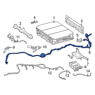 Mercedes-Benz OE - Drive Motor Battery Pack Control Module Wiring Harness