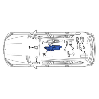 Mercedes-Benz OE - Antenna Amplifier Bracket
