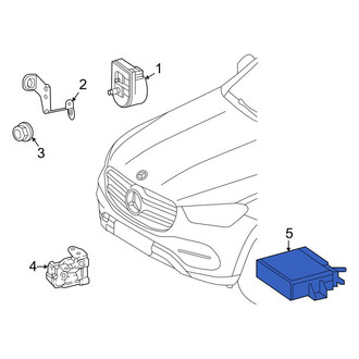 Mercedes-Benz OE - Anti-Theft Alarm Control Unit