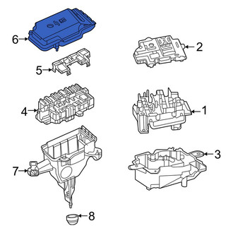 Mercedes-Benz OE - Upper Fuse Box Cover