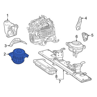 Mercedes-Benz OE - Right Engine Mount