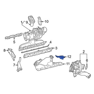 Mercedes-Benz OE - Turbocharger Mount Heat Shield