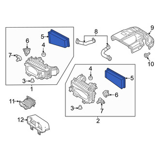 Mercedes-Benz OE - Left Engine Air Filter