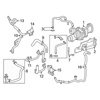 Mercedes-Benz OE - Engine - Turbocharger & Components