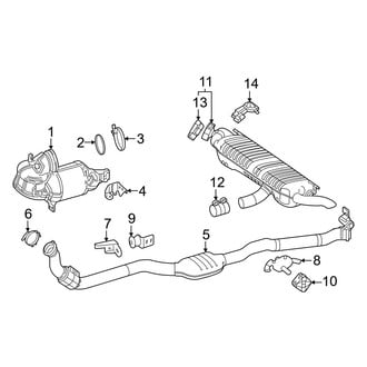 Mercedes-Benz OE - Exhaust System - Exhaust Components