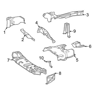 Mercedes-Benz OE - Exhaust System - Heat Shields