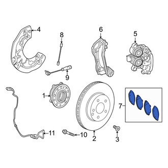 Mercedes-Benz OE - Front Disc Brake Pad Set