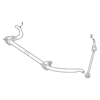 Mercedes-Benz OE - Front Suspension - Stabilizer Bar & Components (RWD)