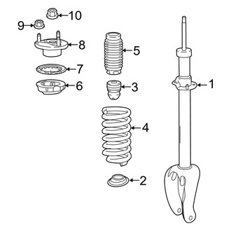 Mercedes-Benz OE - Front Suspension - Struts & Components (W/O Air Suspension)