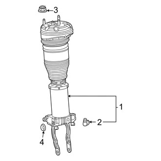 Mercedes-Benz OE - Front Suspension - Struts & Components (With Air Suspension)