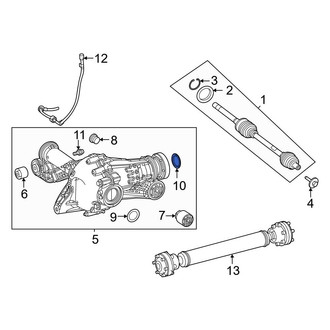 Mercedes-Benz OE - Front Differential Pinion Seal