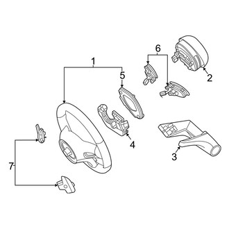 Mercedes-Benz OE - Steering Wheel & Trim (Standard Wheel)