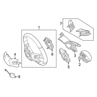 Mercedes-Benz OE - Steering Wheel & Trim (Standard Wheel)