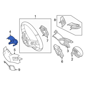Mercedes-Benz OE - Center Steering Wheel Trim