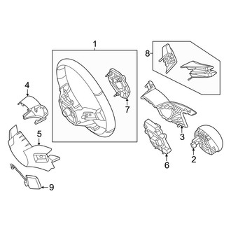 Mercedes-Benz OE - Steering Wheel & Trim (Sport Wheel), (4Matic)