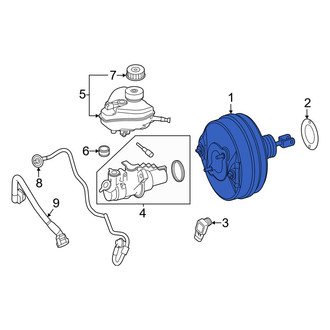 Mercedes-Benz OE - Power Brake Booster