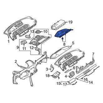Mercedes-Benz OE - Right Instrument Panel Knee Bolster