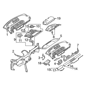 Mercedes-Benz OE - Instrument Panel (167.146 Body Code / 167.159 Body Code)