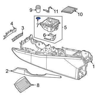 Mercedes-Benz OE - Console Mat