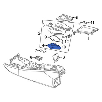 Mercedes-Benz OE - Left Console Trim Panel