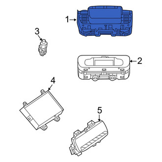 Mercedes-Benz OE - Infotainment Display Control Switch