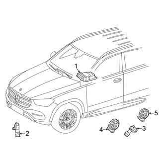 Mercedes-Benz OE - Restraint Systems - Air Bag Components (Module & Sensors)