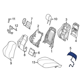 Mercedes-Benz OE - Center Right Seat Back Panel