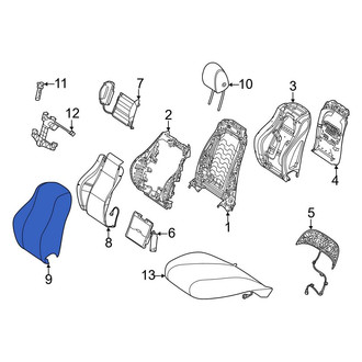 Mercedes-Benz OE - Center Left Outer Seat Back Cushion Cover