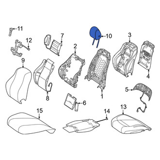 Mercedes-Benz OE - Center Left Outer Headrest