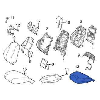 Mercedes-Benz OE - Front Right Seat Cushion Foam