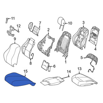 Mercedes-Benz OE - Center Left Seat Cover
