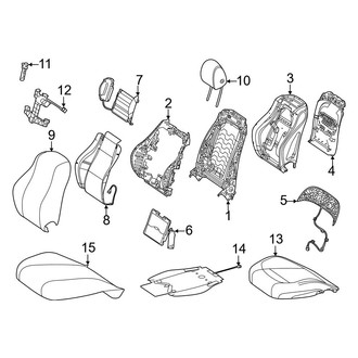Mercedes-Benz OE - Seats & Tracks - Driver Seat Components