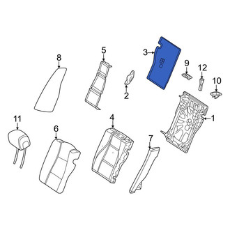 Mercedes-Benz OE - Center Left Outer Seat Back Panel