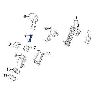 Mercedes-Benz OE - Rear Center Headrest Guide