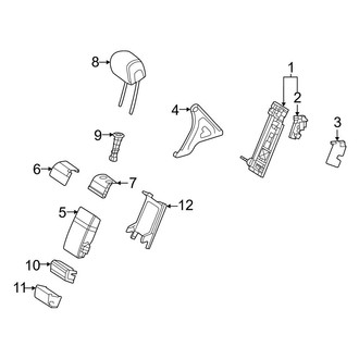 Mercedes-Benz OE - Seats & Tracks - Second Row Seats (Armrest Upper Components, W/O Power)